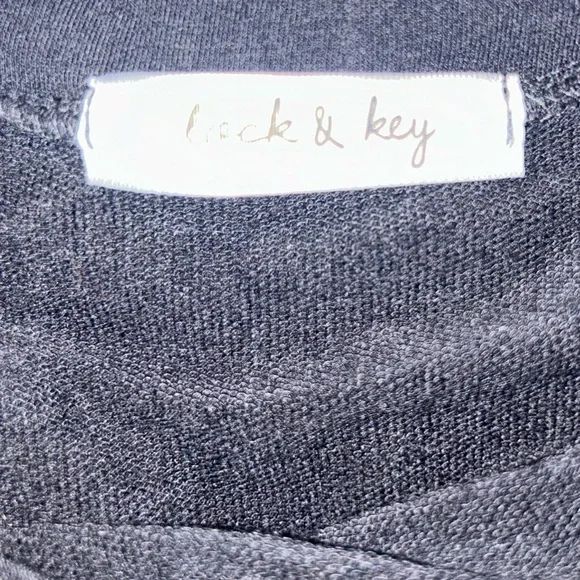 Lock & Key Black Ruffle Sleeve Shirt - Picture 4 of 4